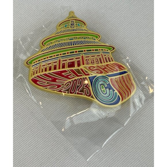 Conchologists City Club Shell Show 2023 Enamel Pin Collectible Pagoda - Picture 6 of 6